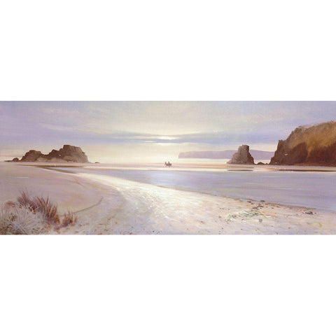 HOMECOMING II Black Modern Wood Framed Art Print with Double Matting by Lee, Spencer