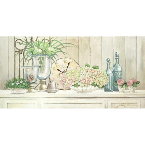 Timeless Black Modern Wood Framed Art Print by Moore, Linda