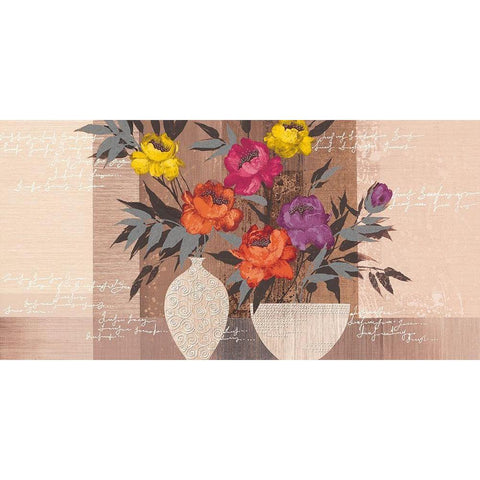 COLOR BEAUTY I Gold Ornate Wood Framed Art Print with Double Matting by Christina