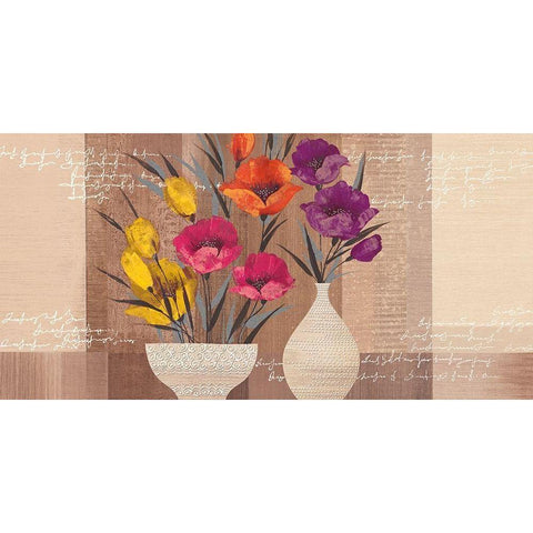 COLOR BEAUTY II White Modern Wood Framed Art Print by Christina