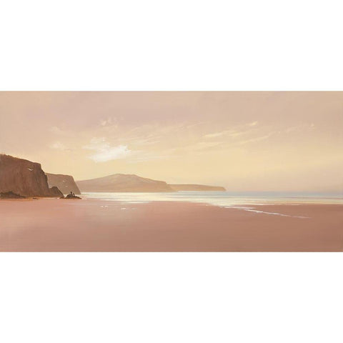 BEYOND THE BREAKERS II Black Modern Wood Framed Art Print with Double Matting by Lee, Spencer