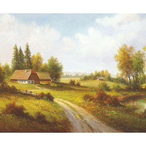 MY FAVOURITE RETREAT Black Modern Wood Framed Art Print with Double Matting by Weber, Max