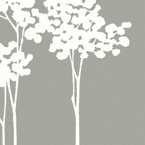 SUMMERS BOUNTY IV White Modern Wood Framed Art Print with Double Matting by Sakai, Takashi