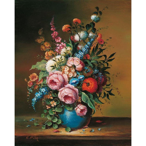 DUTCH STYLE CLASSICS II Black Modern Wood Framed Art Print by Pila