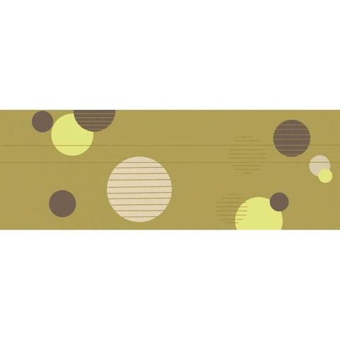 Cosmic Orbs II Black Modern Wood Framed Art Print with Double Matting by Design Show