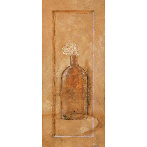 Royal brown I White Modern Wood Framed Art Print by Renee