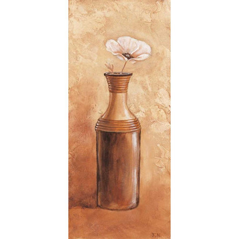 Daisy in vase III Black Modern Wood Framed Art Print by Nauts, Frans