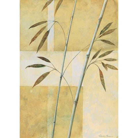 Bamboo I Gold Ornate Wood Framed Art Print with Double Matting by Prosnov, Valerie