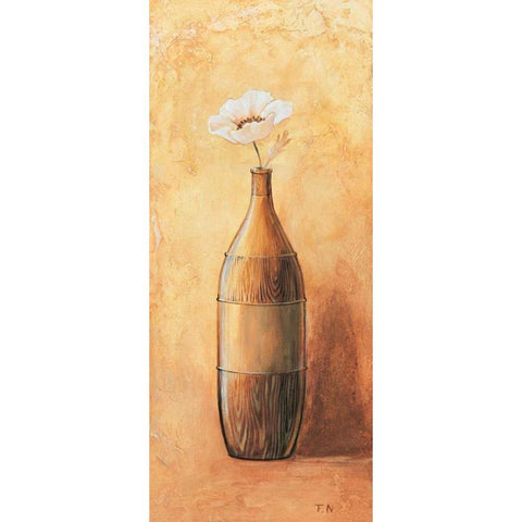 Morning Daisy I Black Modern Wood Framed Art Print by Nauts, Frans