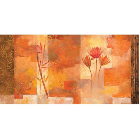 Lush floral I Black Modern Wood Framed Art Print by Boucher, Nathalie
