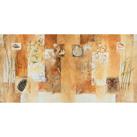 Nature I White Modern Wood Framed Art Print by Dubois, Alain