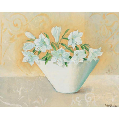 Bowl with beauties III Black Modern Wood Framed Art Print by Butler, Peter