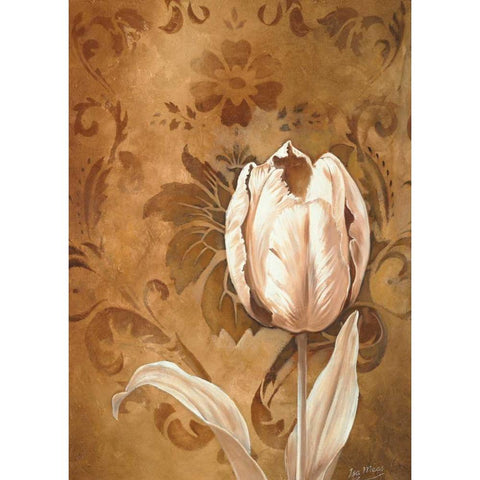 Tullip beauty II Black Modern Wood Framed Art Print by Maas, Isa