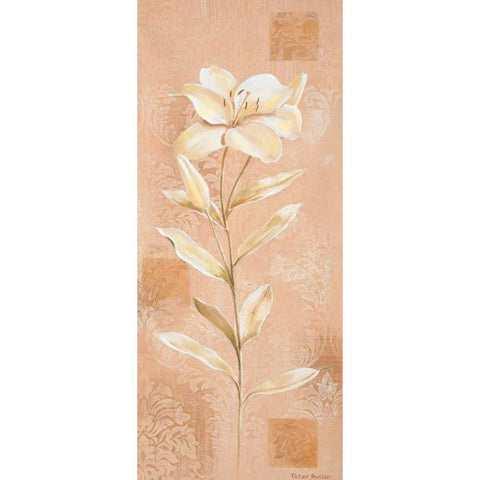 Dream in cream III Gold Ornate Wood Framed Art Print with Double Matting by Butler, Peter