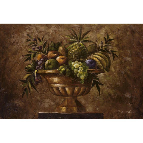 La Frutta Classica Black Modern Wood Framed Art Print with Double Matting by Smith