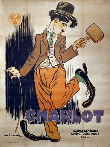 Charlot White Modern Wood Framed Art Print with Double Matting by Leymarie, Auguste