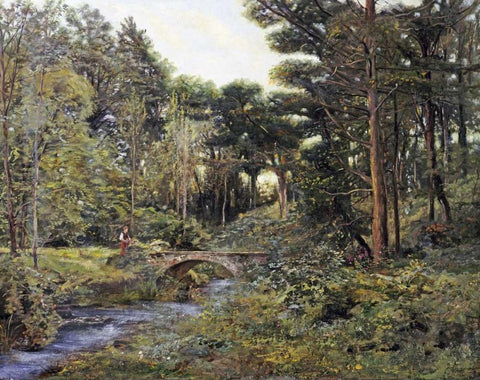 Hors Concours White Modern Wood Framed Art Print with Double Matting by Bonnefoy, Henri Arthur