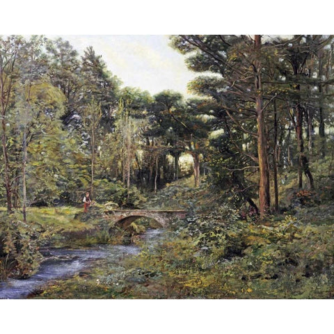 Hors Concours Black Modern Wood Framed Art Print with Double Matting by Bonnefoy, Henri Arthur