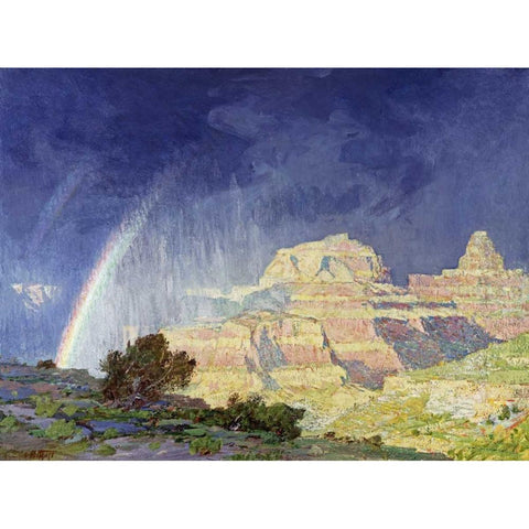 The Grand Canyon Black Modern Wood Framed Art Print by Potthast, Edward Henry
