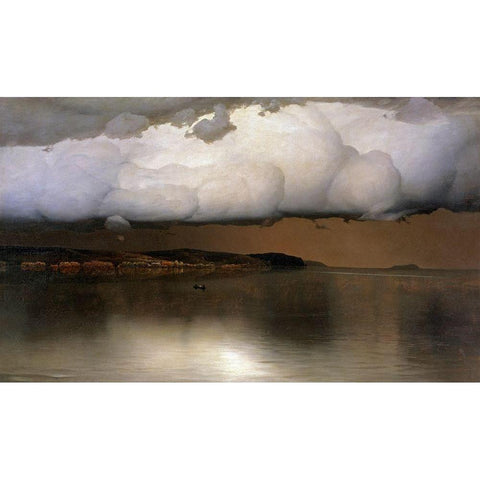 Silence Gold Ornate Wood Framed Art Print with Double Matting by Dubovskoy, Nikolay Nikanorovic