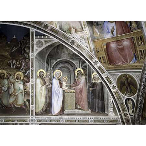 Museumistening: Johnfrom: Stories of Museumist Gold Ornate Wood Framed Art Print with Double Matting by De Menabuoi, Giusto