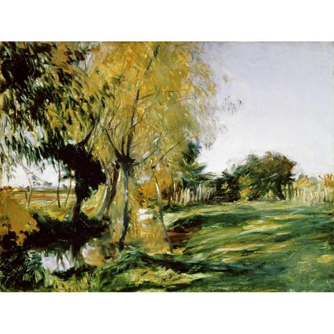 At Broadway Gold Ornate Wood Framed Art Print with Double Matting by Sargent, John Singer