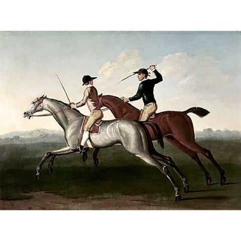 Match Between Bolton and Lamprey White Modern Wood Framed Art Print by Seymour, James