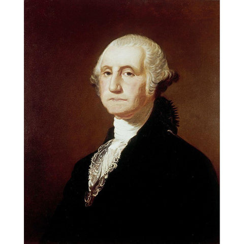 George Washington Gold Ornate Wood Framed Art Print with Double Matting by Sully, Thomas