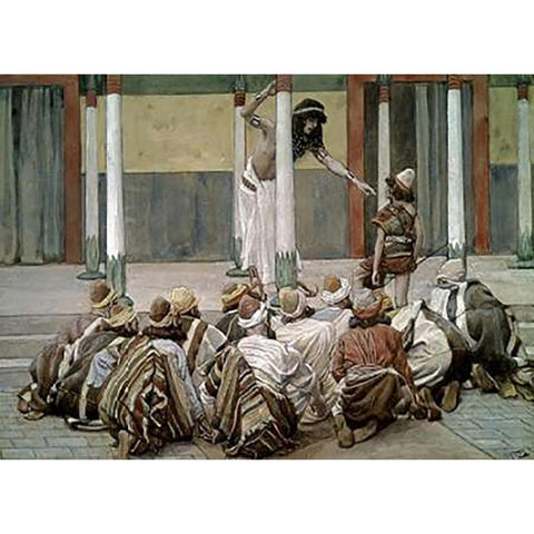 Brothers of Joseph White Modern Wood Framed Art Print by Tissot, James