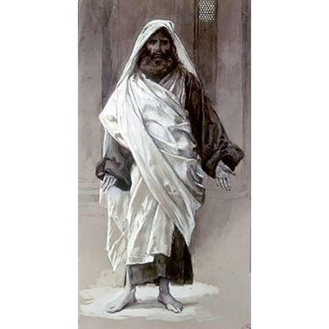 James The Greater White Modern Wood Framed Art Print by Tissot, James