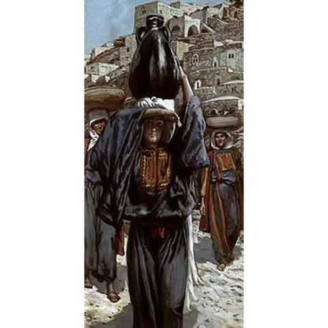 Martha Black Modern Wood Framed Art Print by Tissot, James