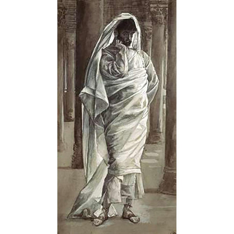 Thomas White Modern Wood Framed Art Print by Tissot, James