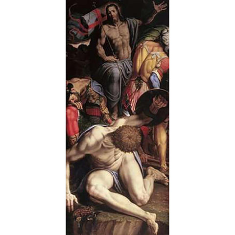 Resurrection of Museumist White Modern Wood Framed Art Print by Campi, Antonio