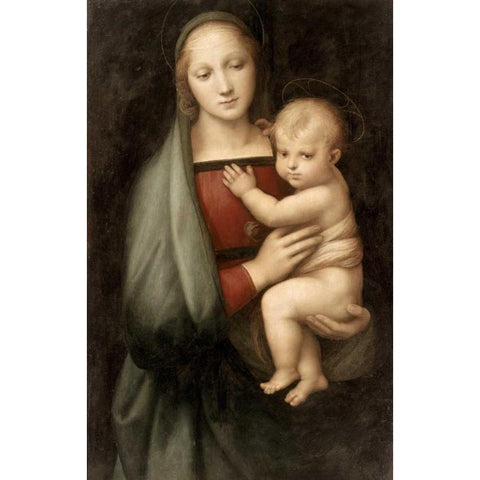 Madonna and Child White Modern Wood Framed Art Print by Lippi, Filippo