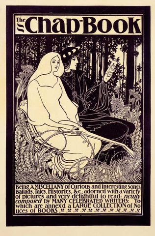 The Chap-Book / Being a Miscellany Black Ornate Wood Framed Art Print with Double Matting by Bradley, William H.