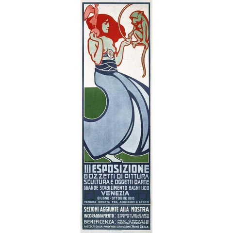 III Esposizione bozzetti di pittura White Modern Wood Framed Art Print by Sormani, Gian Luciano