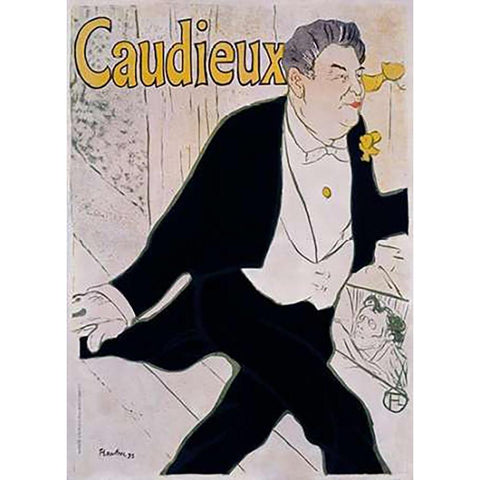 P Sescau / Photographe Black Modern Wood Framed Art Print by Toulouse-Lautrec, Henri
