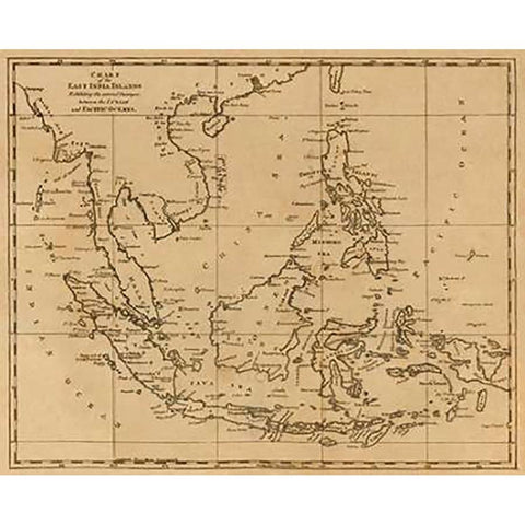 East India Islands, 1812 White Modern Wood Framed Art Print by Arrowsmith, Aaron