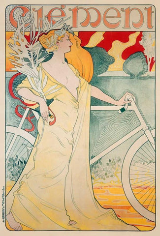 Clement White Modern Wood Framed Art Print with Double Matting by Unknown