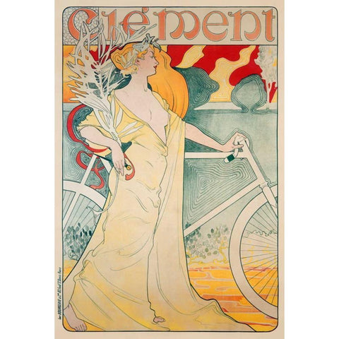 Clement White Modern Wood Framed Art Print by Unknown