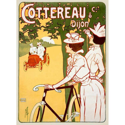 Cottereau Black Modern Wood Framed Art Print with Double Matting by Misti