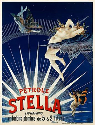 Petrole Stella Black Ornate Wood Framed Art Print with Double Matting by Gray, H.