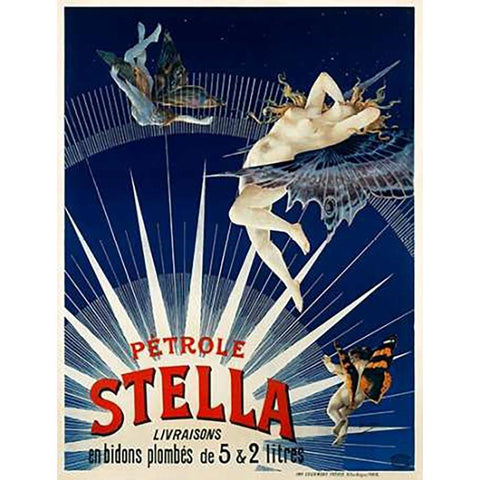 Petrole Stella Black Modern Wood Framed Art Print by Gray, H.