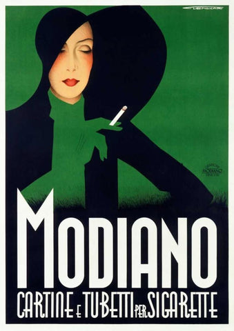 Modiano Black Ornate Wood Framed Art Print with Double Matting by Lenhart, Franz