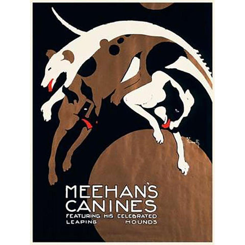 Meehanâ€™s Canines Black Modern Wood Framed Art Print by Iannelli, Alfonso