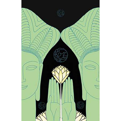 Jade Goddess Images, 1927 Black Modern Wood Framed Art Print by McIntosh, Frank