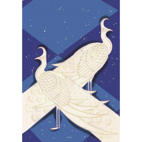 Indian Lyric, 1927 White Modern Wood Framed Art Print by McIntosh, Frank