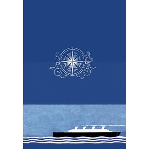 The Voyage Out No Title, 1931 White Modern Wood Framed Art Print by McIntosh, Frank