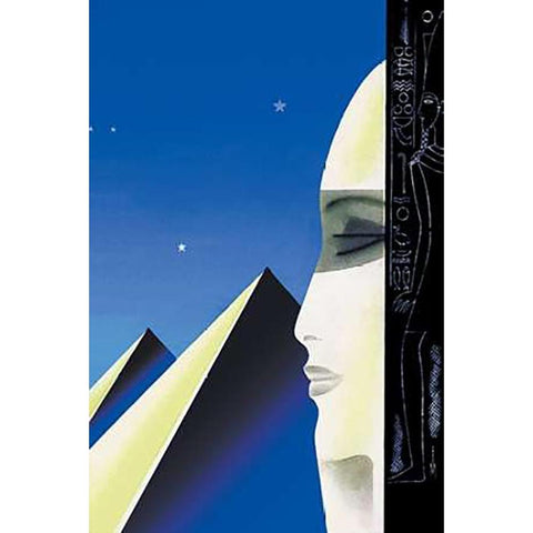 Setting for an Egyptian Story, 1931 Black Modern Wood Framed Art Print by McIntosh, Frank