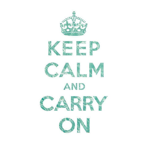 Keep Calm and Carry On - Texture V Black Modern Wood Framed Art Print by The British Ministry of Information